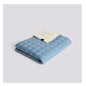 HAY - Sengetæppe - MEGA DOT - DUSTY BLUE